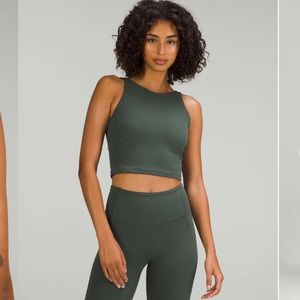 LuluLemon Align High-Neck Tank Top Smoked Spruce